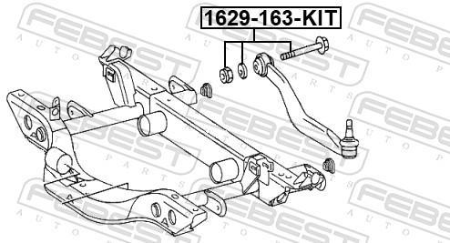 Tornillo corrector de inclinación FEBEST ref. 1629-163-KIT