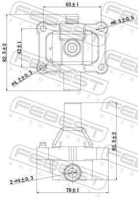 Bobine d'allumage FEBEST 16640-001