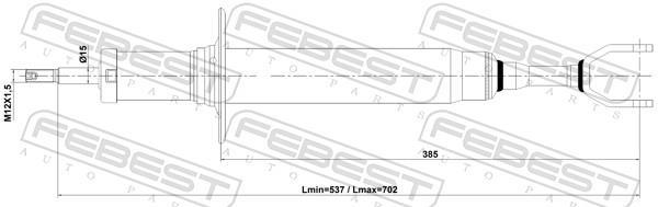 Amortecedores de choque FEBEST ref. 17110-004F