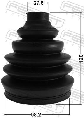Fuelle, árbol de transmisión FEBEST ref. 1717P-A6