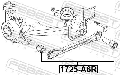 Triângulo, braço de suspensão FEBEST ref. 1725-A6R