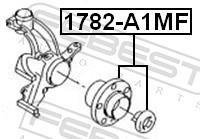 Moyeu de roue (Roulement de roue) FEBEST ref. 1782-A1MF