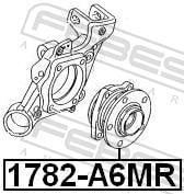 Moyeu de roue (Roulement de roue) FEBEST ref. 1782-A6MR