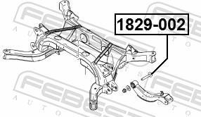 Vis de correction du carrossage FEBEST ref. 1829-002