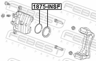 Kit de réparation d'étrier de frein FEBEST ref. 1875-INSF