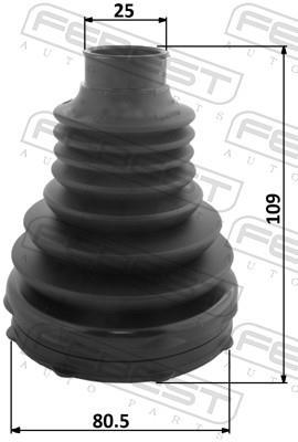 Fole de cardã FEBEST ref. 1915P-F25T