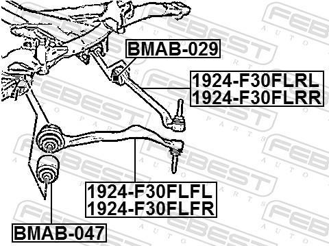 Triangle de suspension FEBEST ref. 1924-F30FLFL