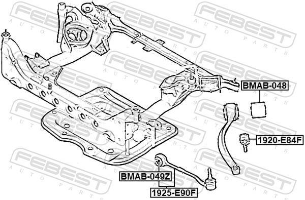 Triangle de suspension FEBEST ref. 1925-E90F