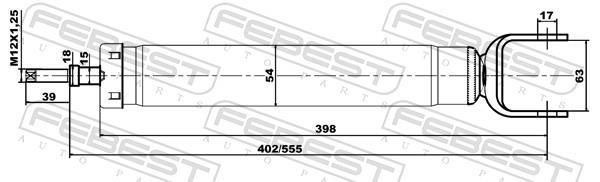 Amortisseurs FEBEST ref. 20110-002R