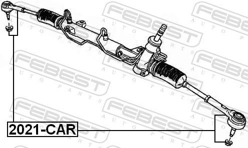 Rótula barra de dirección FEBEST ref. 2021-CAR
