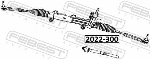 Tirante da direção FEBEST ref. 2022-300