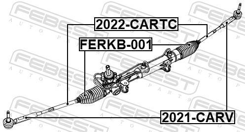 Rotule de direction intérieure FEBEST 2022-CARTC