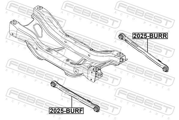 Triangle de suspension FEBEST ref. 2025-BURF