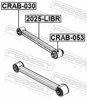 Triangle de suspension FEBEST 2025-LIBR
