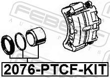 Piston, étrier de frein FEBEST 2076-PTCF-KIT
