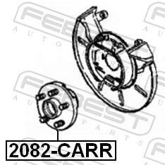 Moyeu de roue (Roulement de roue) FEBEST ref. 2082-CARR
