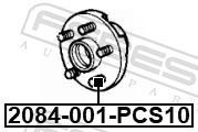 Pernos de fixação de roda FEBEST ref. 2084-001-PCS10