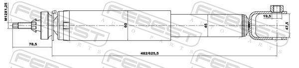 Amortisseurs FEBEST ref. 21110-005R