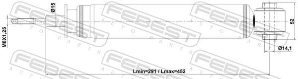 Amortisseurs FEBEST ref. 21110-010R