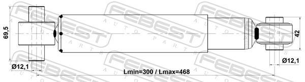 Amortisseurs FEBEST ref. 21110-011R