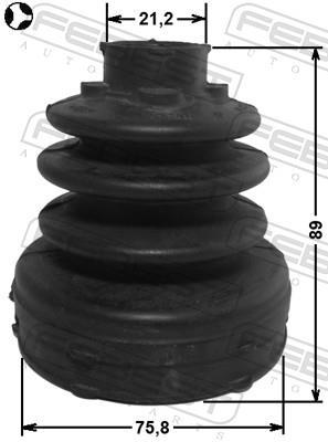 Fuelle, árbol de transmisión FEBEST ref. 2115-CB1T