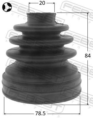 Fuelle, árbol de transmisión FEBEST ref. 2115-TC7T