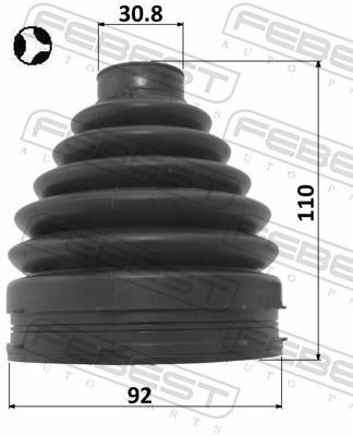 Fuelle, árbol de transmisión FEBEST ref. 2115-TRDT