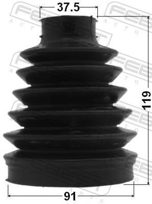 Fuelle, árbol de transmisión FEBEST ref. 2117P-CA220