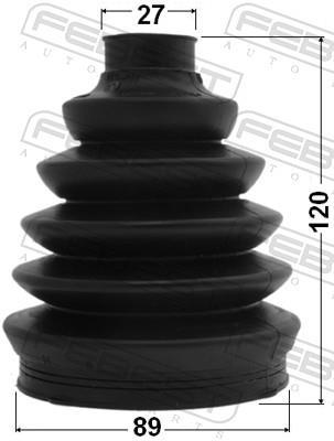Fuelle, árbol de transmisión FEBEST ref. 2117P-CA223