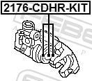 Piston, étrier de frein FEBEST ref. 2176-CDHR-KIT