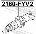 Récepteur d'embrayage (Cylindre récepteur de débrayage) FEBEST ref. 2180-FYV2