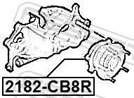 Moyeu de roue (Roulement de roue) FEBEST ref. 2182-CB8R