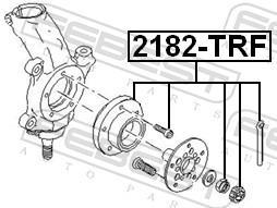 Moyeu de roue (Roulement de roue) FEBEST ref. 2182-TRF