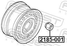 Rosca de roda FEBEST ref. 2185-001