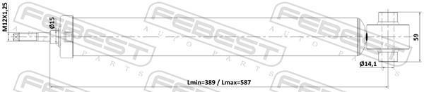 Amortisseurs FEBEST ref. 22110-005R