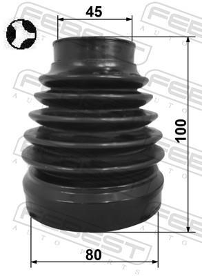 Soufflet de cardan FEBEST ref. 2215-D4224RHT