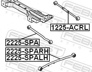 Triângulo, braço de suspensão FEBEST ref. 2225-SPALH