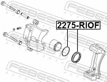 Kit de réparation d'étrier de frein FEBEST ref. 2275-RIOF