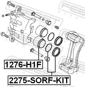 Kit de réparation d'étrier de frein FEBEST ref. 2275-SORF-KIT