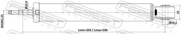 Amortecedores de choque FEBEST ref. 23110-002R
