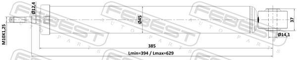 Amortisseurs FEBEST ref. 23110-005R