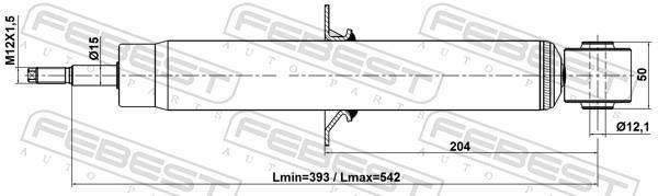 Amortisseurs FEBEST ref. 23110-006R