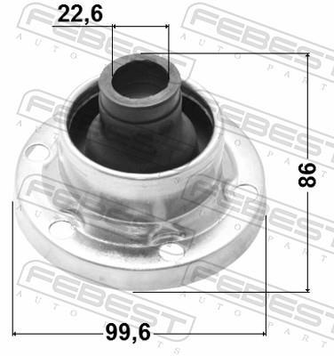 Fuelle, árbol de transmisión FEBEST ref. 2315-T4SA