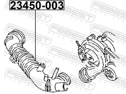 Tubería FEBEST ref. 23450-003