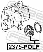 Kit de réparation d'étrier de frein FEBEST ref. 2375-POLF