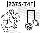 Kit de réparation d'étrier de frein FEBEST ref. 2375-T4F
