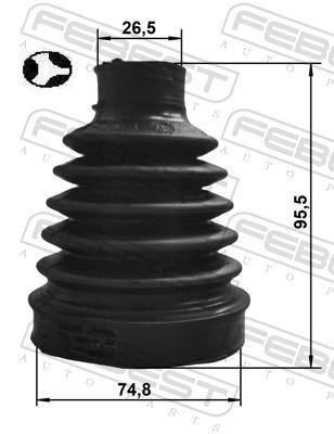 Fuelle de cardán FEBEST ref. 2415-CAPTT
