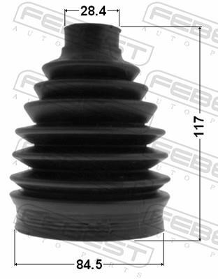 Joint-soufflet, arbre de commande FEBEST ref. 2417P-DUSTAWD