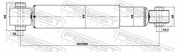Amortisseurs FEBEST ref. 24650921R