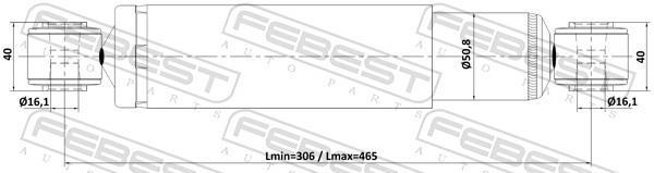 Amortisseurs FEBEST ref. 25110-003R